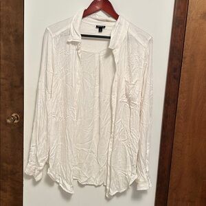 Torrid White Blouse